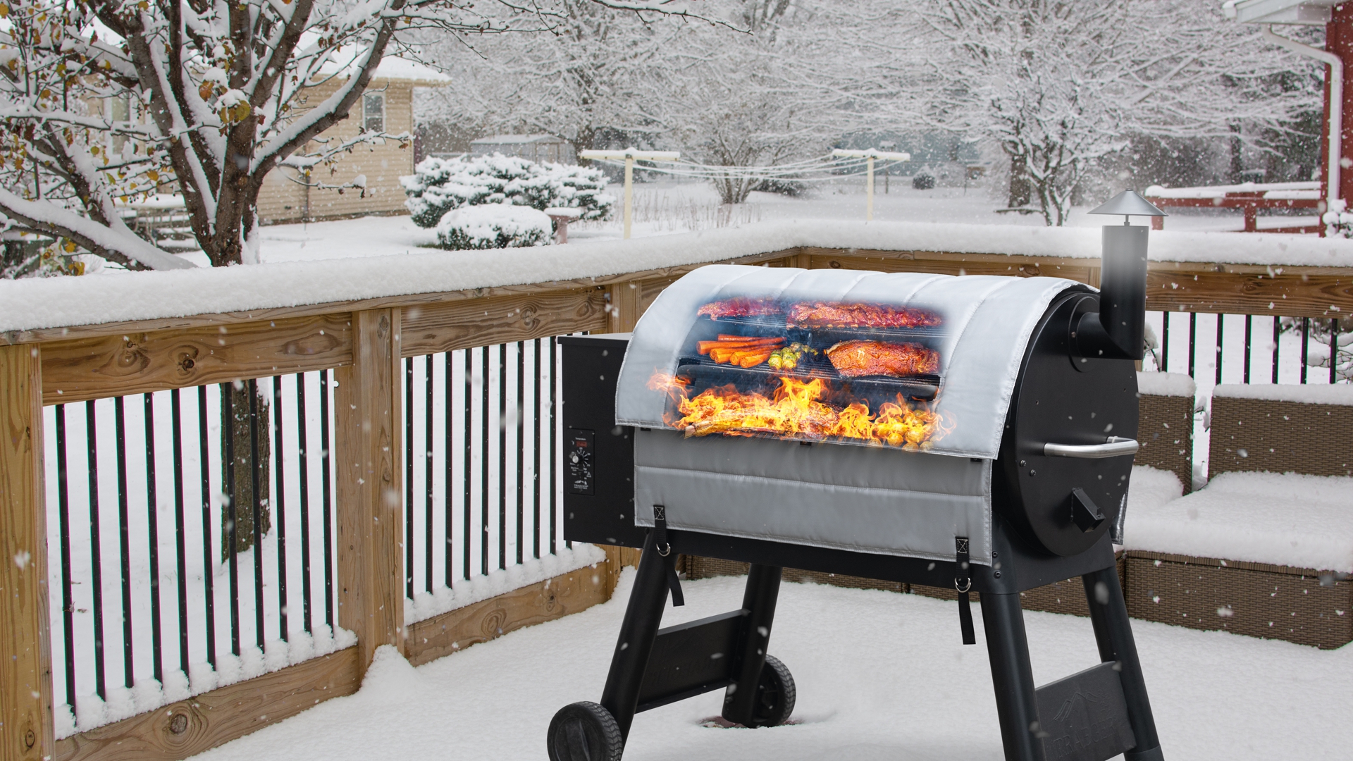 Amazon.com : Stanbroil Grill Insulation Blanket for Green Mountain